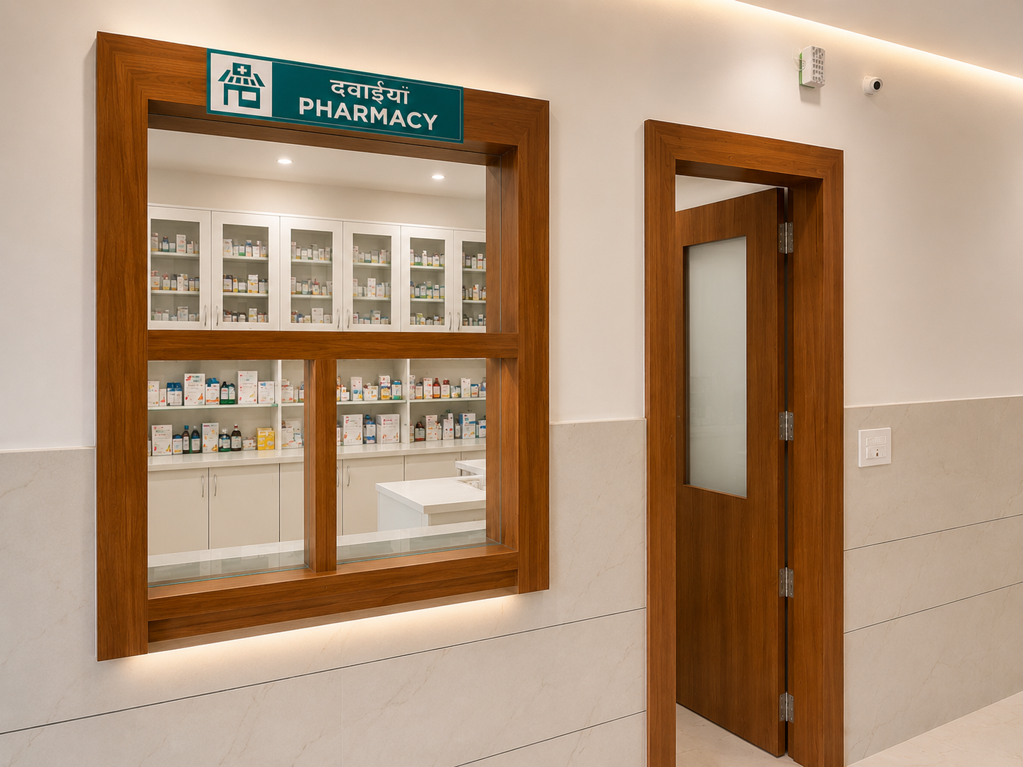 In-house pharmacy counter