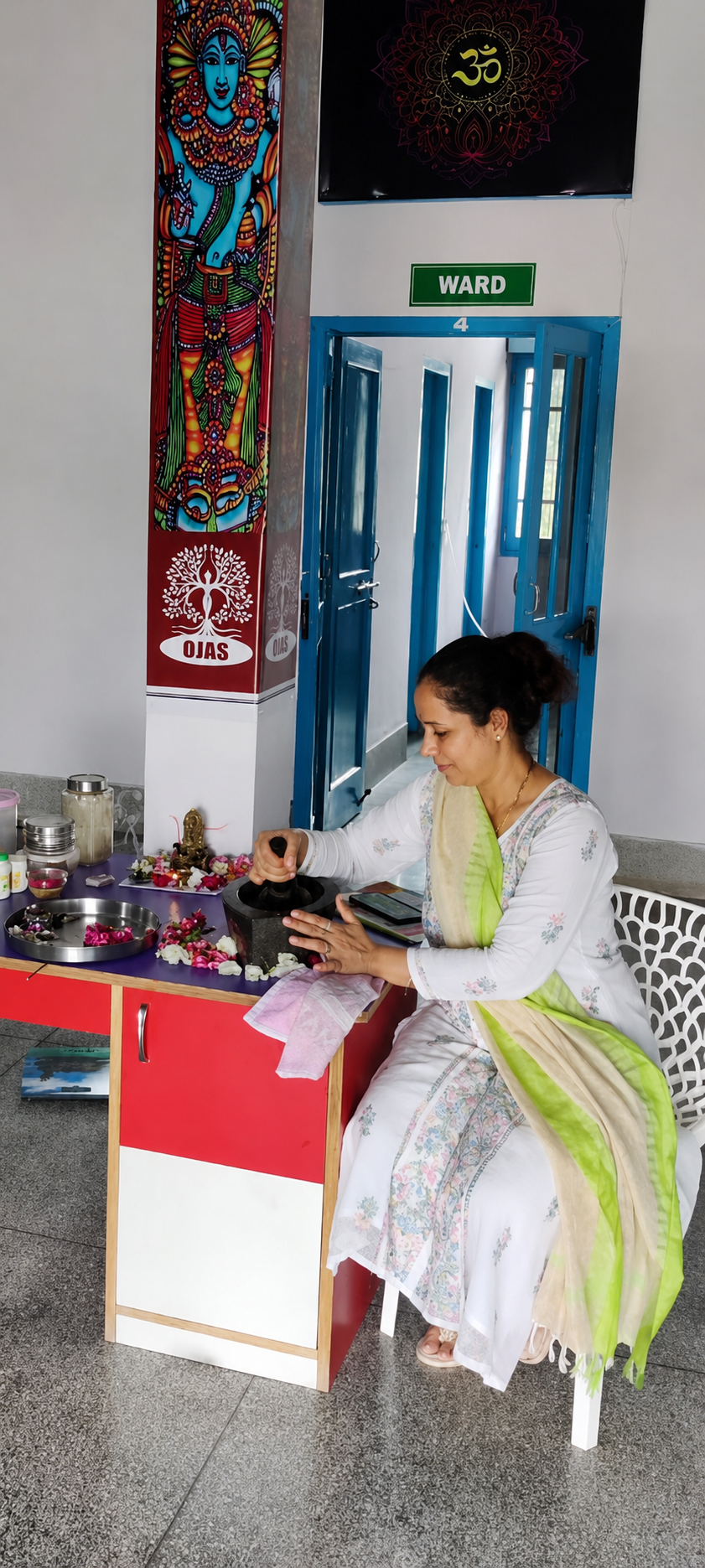Preparing Swarn Prashan for children